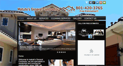 Desktop Screenshot of matutegeneralcontractor.com